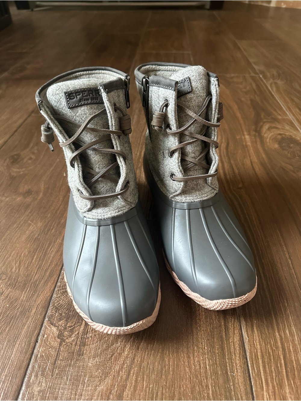 Sperry Saltwater Wool & Rubber Duck Boots Women’s Size 8